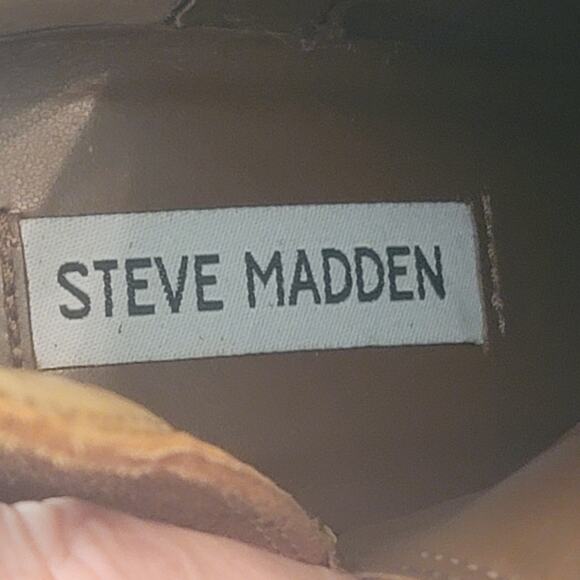 Steve Madden Rookie Leather Bootie Chestnut Women's Size 9 - Picture 11 of 12